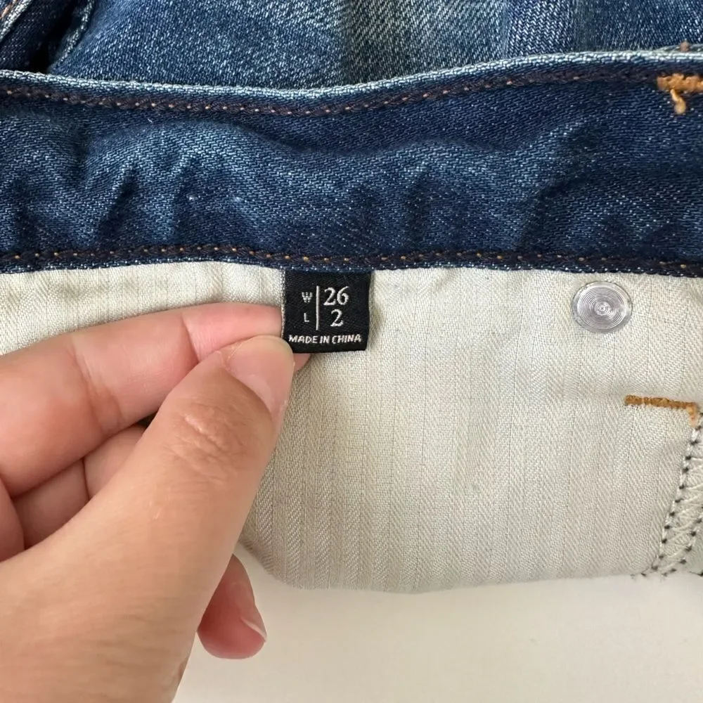 ABERCROMBIE & FITCH Button-Up Denim Shorts Size 26